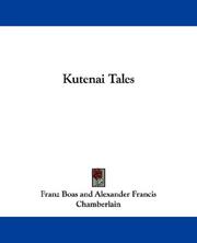 Cover of: Kutenai Tales by Franz Boas