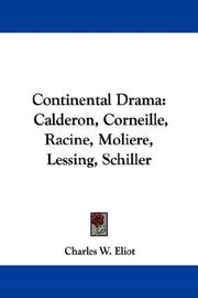 Cover of: Continental Drama by Charles W. Eliot