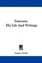 Cover of: Emerson: His Life And Writings