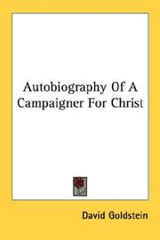Cover of: Autobiography Of A Campaigner For Christ