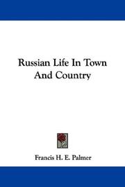 Cover of Russian Life In Town And Country