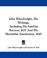 Cover of: John Wheelwright, His Writings