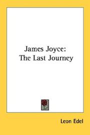 Cover of: James Joyce: The Last Journey