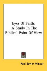 Eyes of faith by Paul Sevier Minear