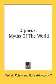 Orpheus: myths of the world cover