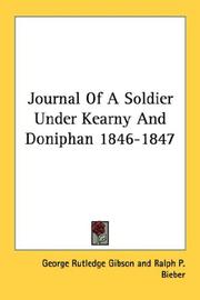 Cover of: Journal Of A Soldier Under Kearny And Doniphan 1846-1847