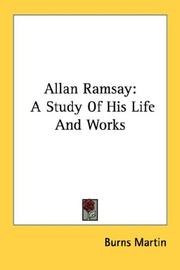Cover of: Allan Ramsay | Burns Martin