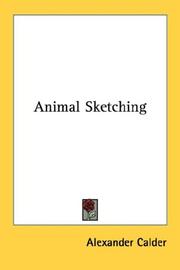 Cover of: Animal Sketching by Alexander Calder