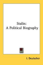 Cover of: Stalin by Isaac Deutscher, I. Deutscher, I. Deutscher