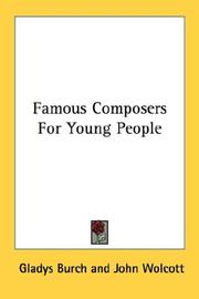 Cover of: Famous Composers For Young People