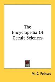 Cover of: The Encyclopedia Of Occult Sciences