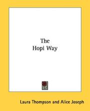 Cover of: The Hopi Way