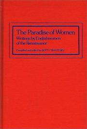 Cover of: The Paradise of Women: Writings by Englishwomen of the Renaissance (Contributions in Women's Studies)