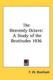 Cover of: The Heavenly Octave: A Study of the Beatitudes 1936