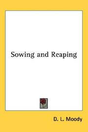 Cover of: Sowing and Reaping by Dwight Lyman Moody