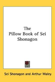 Cover of: The Pillow Book of Sei Shonagon by Sei Shōnagon
