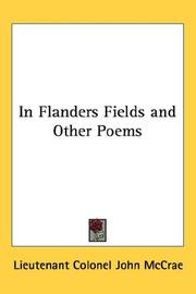 Cover of: In Flanders Fields and Other Poems by McCrae, John, McCrae, John