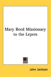 Cover of: Mary Reed Missionary to the Lepers