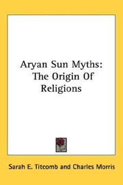 Cover of: Aryan Sun Myths by Sarah E. Titcomb