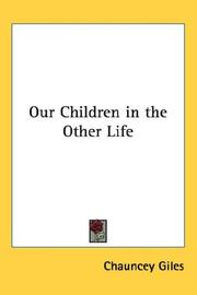 Cover of: Our Children in the Other Life