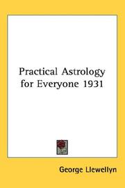 Cover of: Practical Astrology for Everyone 1931 by Llewellyn George