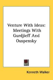 Cover of: Venture With Ideas by Kenneth Walker