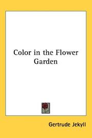 Cover of: Color in the Flower Garden