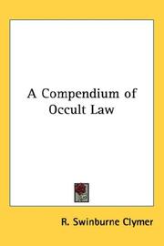 Cover of: A Compendium of Occult Law