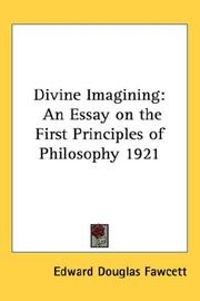 Cover of: Divine Imagining by Edward Douglas Fawcett, Edward Douglas Fawcett