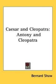 Cover of: Caesar and Cleopatra by George Bernard Shaw