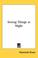 Cover of: Seeing Things at Night