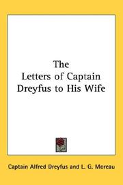 Cover of: The Letters of Captain Dreyfus to His Wife by Alfred Dreyfus