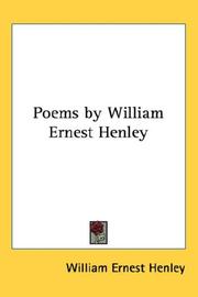 Cover of: Poems by William Ernest Henley by William Ernest Henley