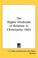 Cover of: The Higher Hinduism in Relation to Christianity 1903