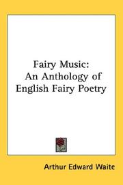 Cover of: Fairy Music by Arthur Edward Waite
