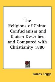 Cover of: The Religions of China by James Legge