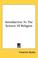 Cover of: Introduction to the science of religion