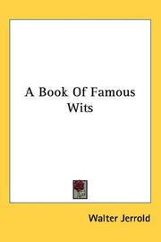 A book of famous wits by Walter Jerrold