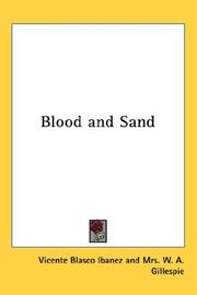 Cover of: Blood and Sand | Vicente Blasco IbaМЃnМѓez