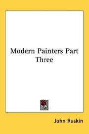 Cover of: Modern Painters Part Three | John Ruskin