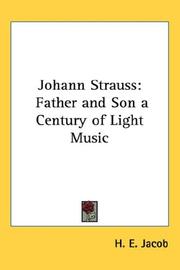 Cover of: Johann Strauss by H. E. Jacob