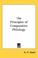 Cover of: The Principles of Comparative Philology