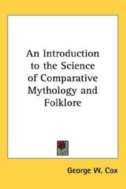 Cover of: An Introduction to the Science of Comparative Mythology and Folklore