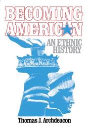 Cover of: Becoming American by Thomas J. Archdeacon