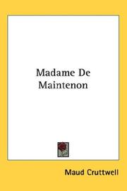 Cover of: Madame De Maintenon