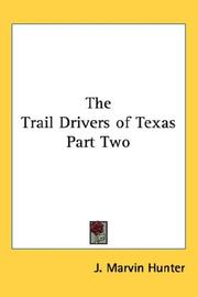 Cover of: The Trail Drivers of Texas Part Two