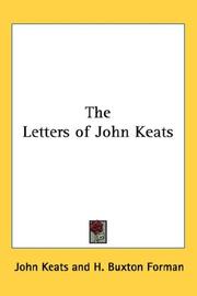 Cover of: The Letters of John Keats by John Keats
