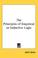 Cover of: The Principles of Empirical or Inductive Logic