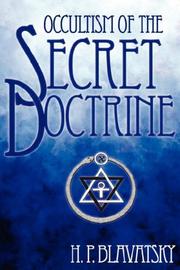 Cover of: Occultism of the Secret Doctrine