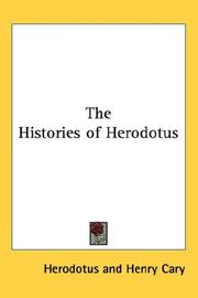 Cover of: The Histories of Herodotus by Herodotus